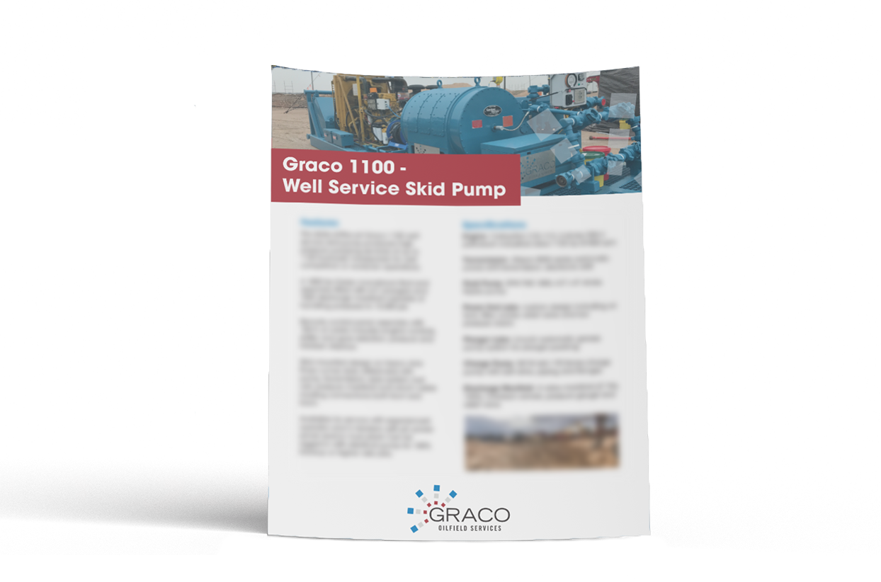 1100 HP Well Servicing Pump Flyer