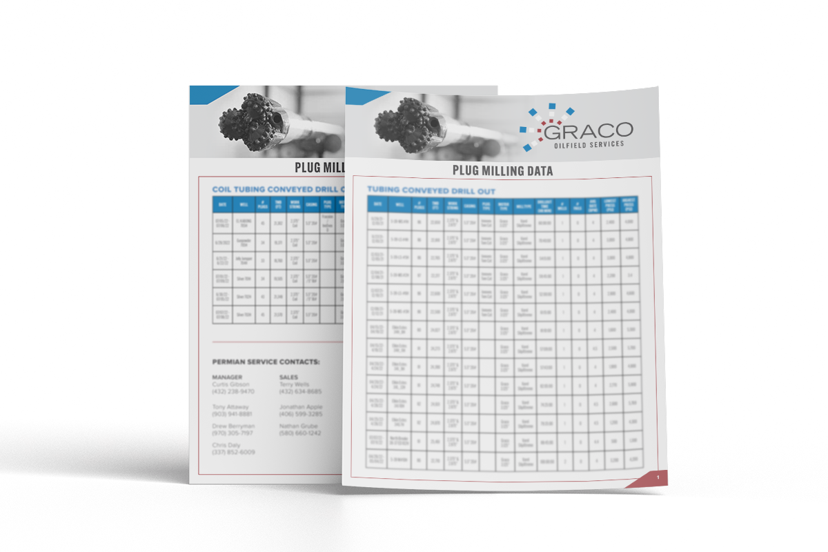 Plug Milling / Thru Tubing Motor Data Flyer